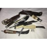 A quantity of penknives etc.