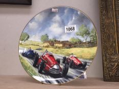 A Coalport 1950 Grand Prix collectors plate