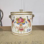 A Fielding's Crown Devon biscuit barrel.