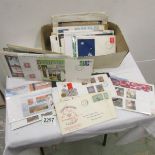 A mixed lot of stamps, first day covers etc.