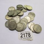 26 silver florins, approximately 300 grams.