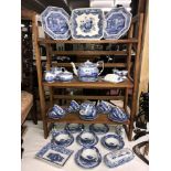 A large quantity of Spode china including teapot, cups, saucers,