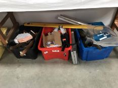 3 boxes of tools