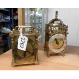 2 20th century lantern clocks.