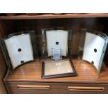 A quantity of glass picture frames etc.