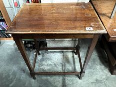 A mahogany side table