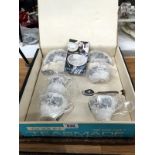 A Royal Albert silver maple goblin teasmade companion tea set