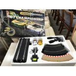 A Scalextric formula Ayton Senna GT Championship set