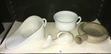 A vintage slipper bed pan and 3 similar items