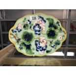 A Majolica style plate by Dior