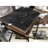 A Victorian family bible - distressed