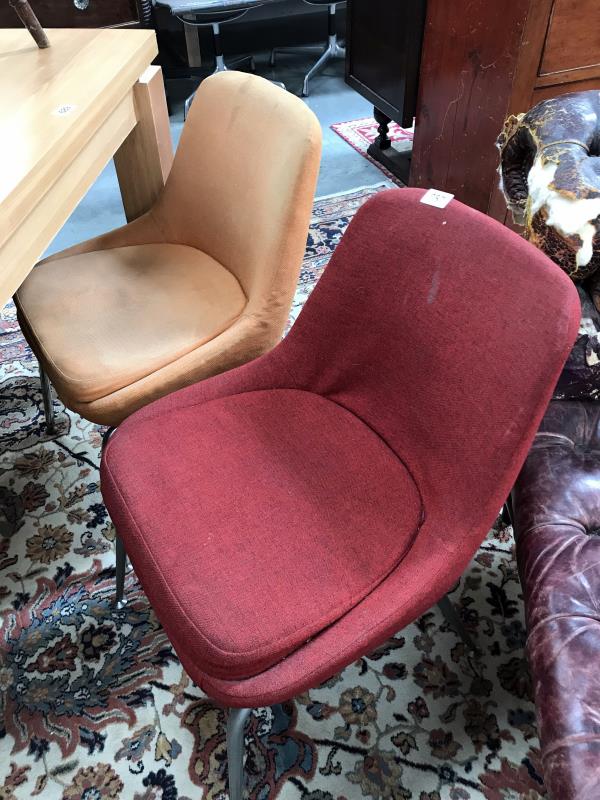 2 1970's DU-AL Harrow London retro chairs