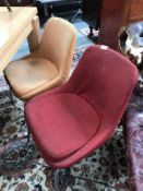 2 1970's DU-AL Harrow London retro chairs