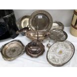A selection of old silverplate