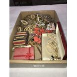 A quantity of miscellaneous costume jewellery etc.