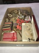 A quantity of miscellaneous costume jewellery etc.