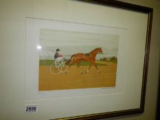 A Vincent Haddelsey (1934-2010) limited edition lithographic print 49/50, entitled 'The Trotter',