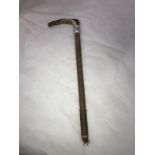 A riding crop with horn handle A/F