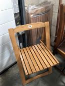 4 wooden chairs