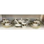 A 21 piece Royal Doulton 'Augustine' breakfast set