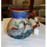 A studio pottery jug.