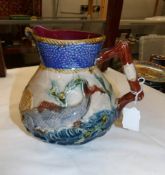 A studio pottery jug.