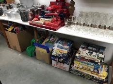 A quantity of children's games and toys