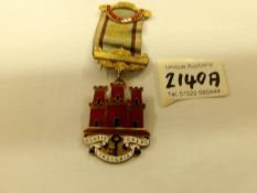 A Gibraltar United Lodge No., 3134 Masonic medal.