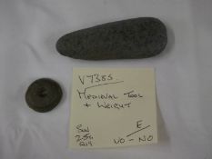 A medieval tool and weight.