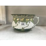 A Victorian Doulton Burslem Kelmscot chamber pot