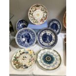 7 boxed Wedgwood collectors plates