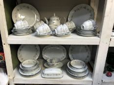 A Noritake dinner set.