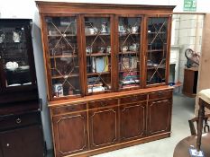 A 4 door astragal glazed cabinet