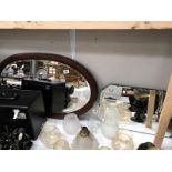 A vintage mirror and 1 other