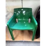 A Vico Magistretti Milano plastic chair