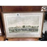 A framed and glazed picture "This view of the city of Chichester"