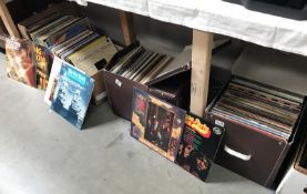 4 boxes of records - All genres