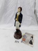 A Wade limited edition figure 'Auld Lang Syne' by Robbie Burns, 1173/2000. (chip to plinth).