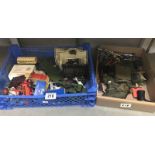 A collection of Diecast and toys including military Dinky, aeroplanes, lead animals etc.