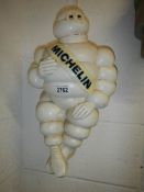 A Michelin man figure,.