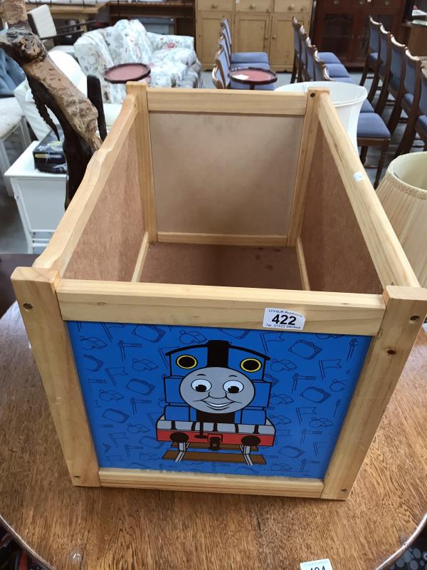 A Thomas the tank engine toy box