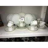 An 8 piece Limoge tea set and an 18 piece Foley art china tea set (6 cups, saucers,