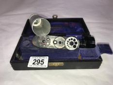 A Lister-Morton Ophthalmoscope in box