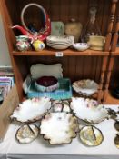 A quantity of interesting collectables including cups and saucers etc.