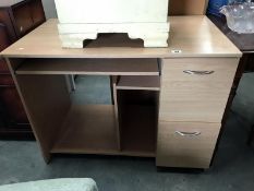 A computer desk