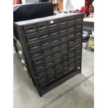 An industrial draw cabinet