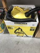 A Karcher multi purpose vacuum cleaner (missing hose end)
