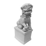 A 19th century Chinese blanc de chine dog of Foo, a/f.