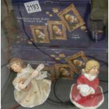 2 boxed Goebel 'Magical Christman' angel figurines.