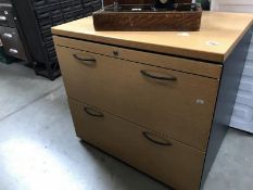 A 2 drawer office desk A/F